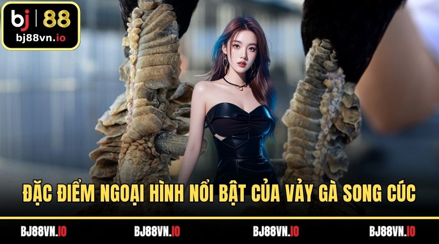 Đặc điểm ngoại hình nổi bật của vảy gà song cúc là gì?