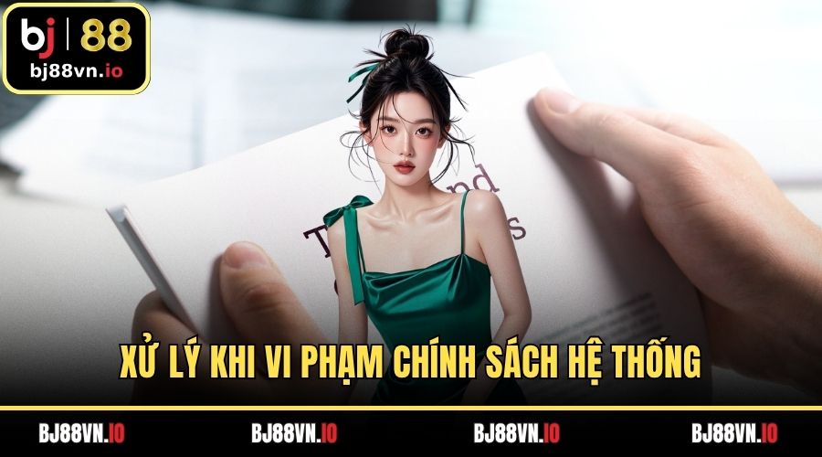 Xử lý khi vi phạm chính sách hệ thống